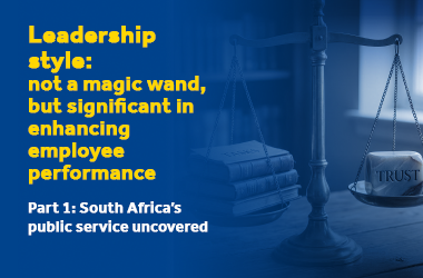 Leadership style: not a magic wand, but significant in enhancing employee performance
