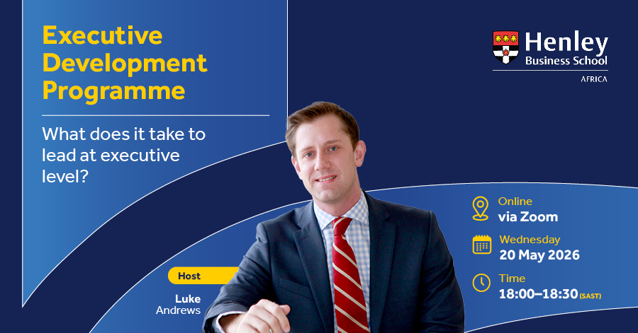 Executive Development Programme Info Session