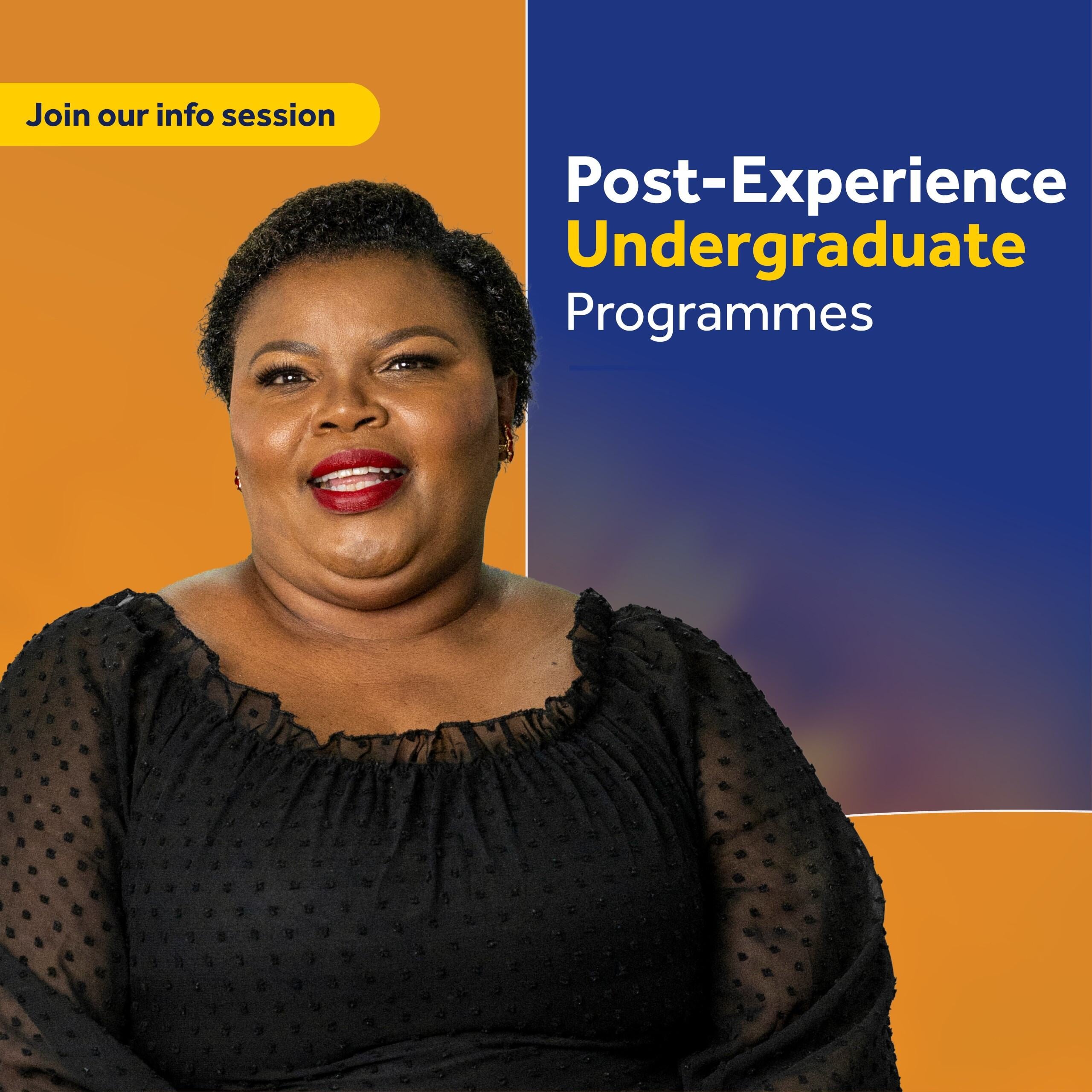 Post-Experience Undergraduate Info Session