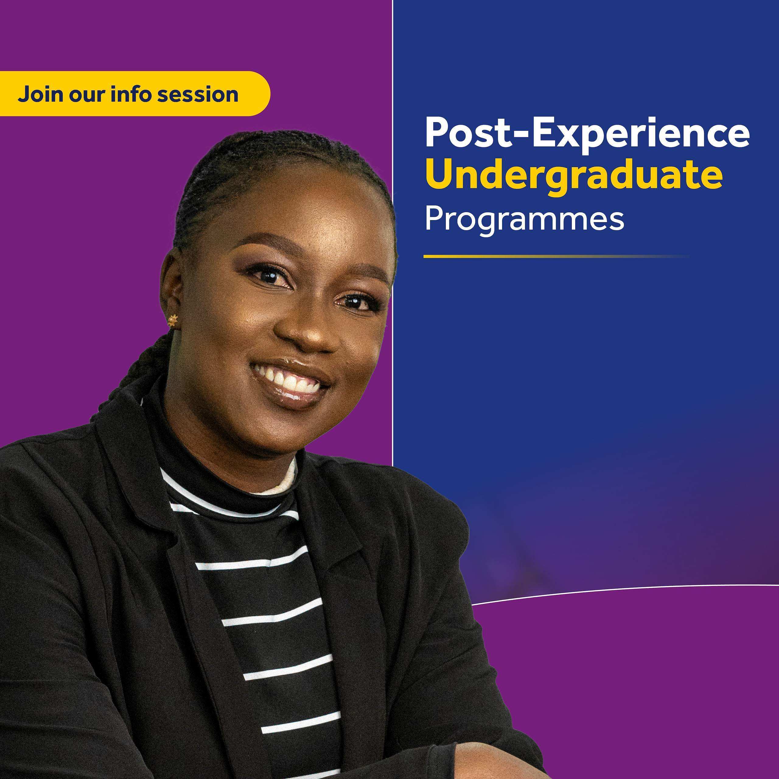 Post-Experience Undergraduate Info Session
